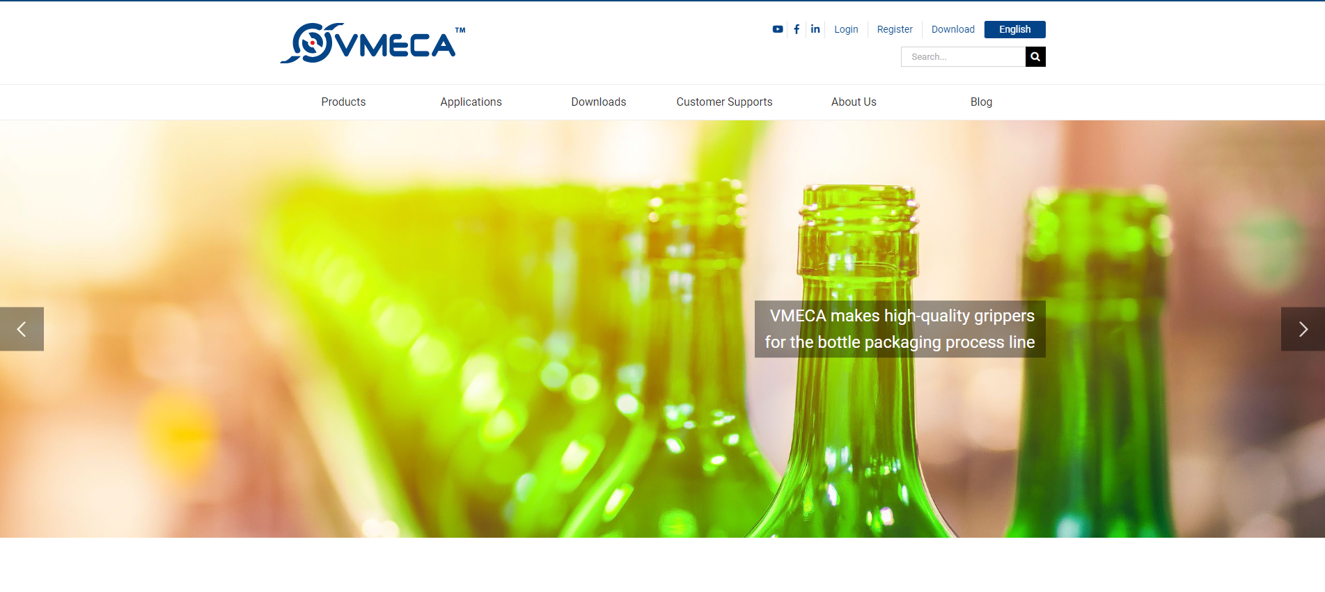 VMECA 제품 카탈로그 사이트